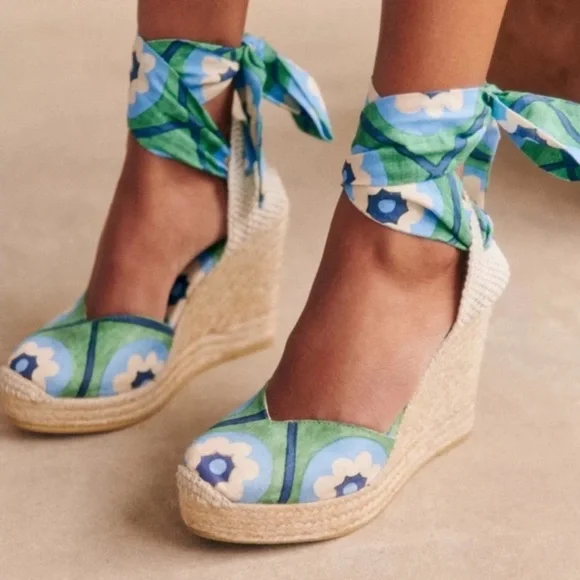 Super RARE-SÉZANE X MOMONÌ TANIA HIGH ESPADRILLES - - Picture 1 of 14